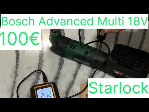 Bosch Advanced Multi 18V multifunctional tool / multitool test and comparison