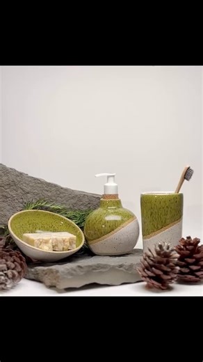 Loo sets. A few examples of what I’ll have available this holiday market season. These come wrapped up in a little gift box for easy gift giving. Come see me this weekend 💕@thecollectivemarkets Sky Hangar Market. | Campbell Original Pottery