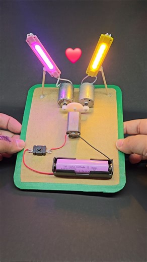 Dual Dynamo Motor Generator Powered with Gear ❤️ DC Project Ideas #dynamo #shorts #ytshorts