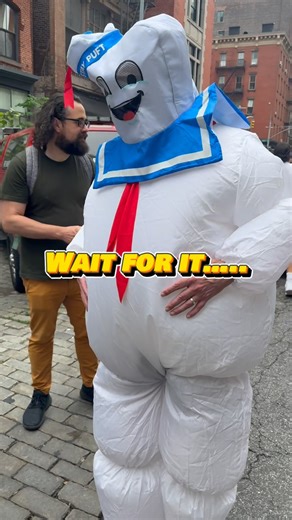 Ghostbusters Day is ALWAYS a NYC favorite and there are so many magical moments, but this one will melt your heart. I was trying to get a good video of the Stay Puft Marshmallow Man when suddenly…well watch and see. It was 100% impromptu, unplanned, and so precious, and it’s what Ghostbusters Day is all about! #ghostbusters #ghostbuster #ghostbustersday #ghostbustersday2025 #nyc #hookandladder8 #secretnyc #mysecretnyc #nyclove #nycmoment #nycexplore | Experience the Big Apple NYC