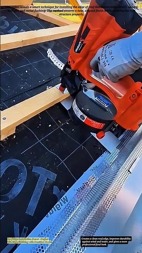 Roof Edge Installation Secret—Perfect Tile Edge Finishing with Precision Tools!