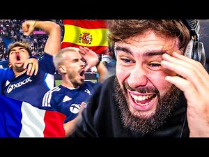 JE REAGIS AUX MEILLEURS MOMENTS DU MATCH DE FOOT FRANCE - ESPAGNE !
