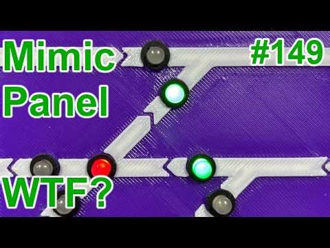 149, Mimic Panel.. WTF? at Leopard Street Model Railway #modelrailroad #modelrailway