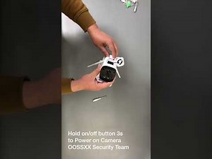 OOSSXX solar Camera setup