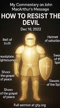 Commentary: How to Resist the Devil P2 (Ephesians 6:10–17) #JohnMacArthur #GraceToYou #BibleTeaching