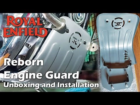 Royal Enfield Classic Reborn Sumpguard / Engine Guard | Unboxing and Installation | Dhe Best