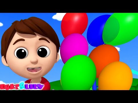 The Balloon Song | Learn Colors with Balloons | Nursery Rhymes and Songs for Babies | Kids Rhyme