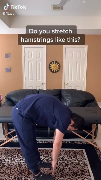 The better way to stretch your hamstrings! #mobility #WerkItFromHome #workoutfromhome #stretching #physicaltherapy