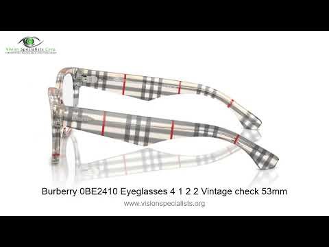 Burberry 0BE2410 Eyeglasses 4 1 2 2 Vintage check 53mm