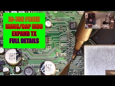 Icom IC-756 PROIII MARS/CAP Modification EXPANDED TX