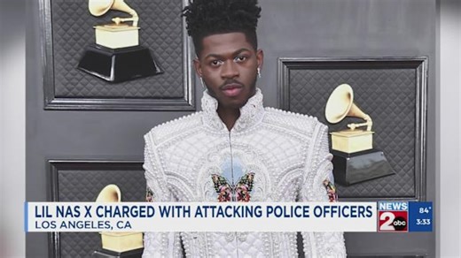 Lil Nas X charged with attacking police officers