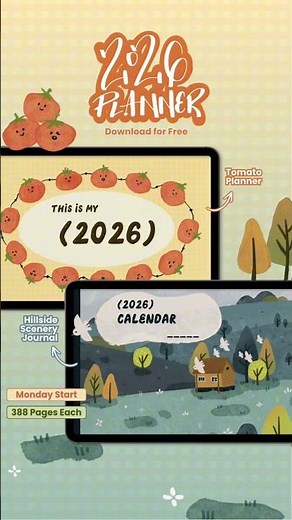 Introducing 3 more of our 2026 Planners, now available on the Notes+ app! ☀️