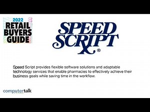 Speed Script | ComputerTalk for the Pharmacist