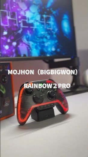 おすすめ多機能なコントローラー！#ゲーム #Switch #ゲーミングPC #コントローラー #steam #apex 【BIGBIGWON MOJHON rainbow 2pro】