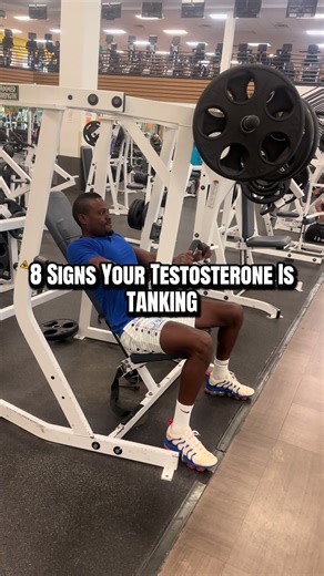 8 Signs Your Testosterone Is TANKING (Most Men Miss These) Not just “getting older.” Not just tired. Not random. Low testosterone shows up before bloodwork ever does. Here are the signs most men ignore. ⸻ 1. You Wake Up Tired No Matter How Much You Sleep Why it matters: Testosterone drives recovery and energy. Result: Low morning drive and constant fatigue. ⸻ 2. Belly Fat Shows Up First Why it matters: Low testosterone shifts your body toward fat storage. Result: Soft midsection even if you trai