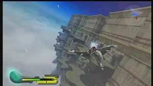 小朋友单人玩《铁甲飞龙Orta》 Panzer Dragoon Orta 世嘉2002年的名作！改进的固定轨道移动光枪射击游戏。独特的科幻世界，场景和音乐大气