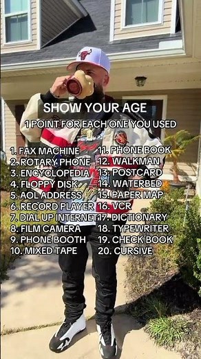 Show your age #funny