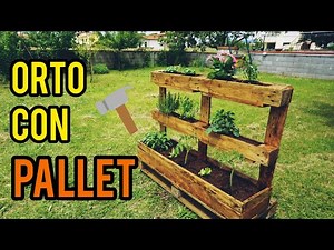 VERTICAL GARDEN with 2 pallets, DIY for balcony
