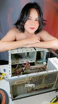 Recycling electronic components 🔋♻️ #engineering #mechatronics #electricity