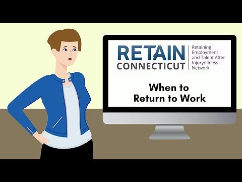 Returning to Work After an Injury or Illness 2 - When to Return to Work