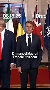 On August 18, European leaders attended a meeting at the White House about the war between Russia and Ukraine. Here’s who was in the room. #thewhitehouse #russia #ukraine | Brut