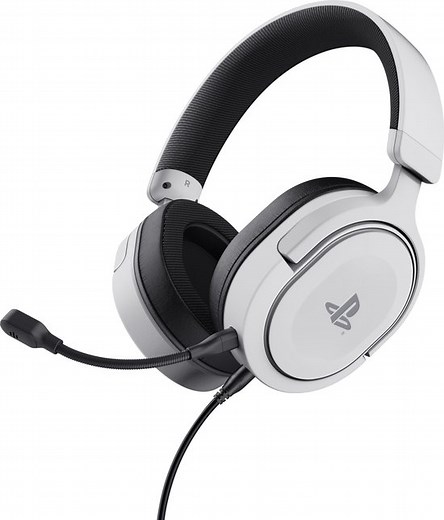 Trust GXT498W Forta Gaming Headset - PS5/PS4 - Wit - 50mm drivers - 50mm drivers | bol