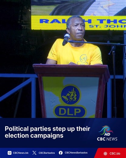 CBC News Barbados on Instagram: "With just over two weeks to go before Barbadians head to the polls, opposition political parties are making promises to attract the electorate. Both the Democratic Labour Party and the Friends of Democracy last night held their first national rallies. At Independence Square, in The City, where the Democratic Labour Party brought out veterans and its less experienced candidates, the party pitched solutions to problems they say are impacting Barbadians. Anesta Henr
