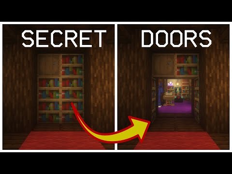 Minecraft | How to build a simple Secret Door and some Build Ideas in 1.19