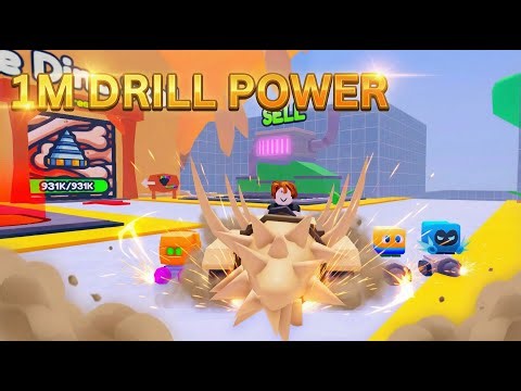 I Finally Reached 1,000,000 DRILL POWER in Roblox… 😱 (Drill Block Simulator)