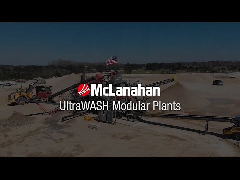 McLanahan UltraWASH Modular Wash Plants