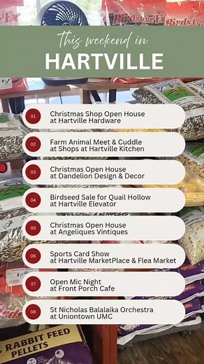 Hartville called and said you should come for a visit this weekend! #shophartville #smalltowncharm #ohioroadtrip | Discover Hartville, Ohio