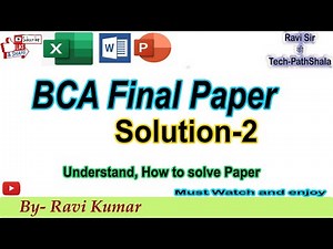 BCA Sample paper solution-2