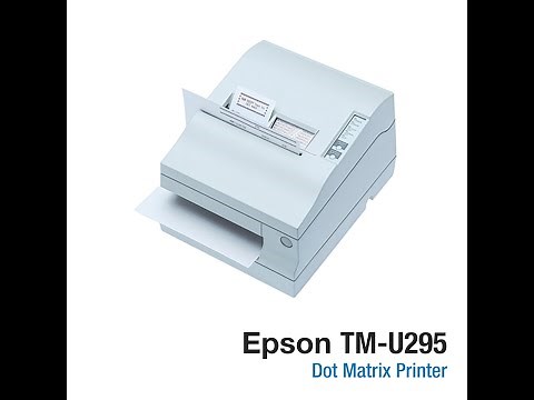 Grandtech Intl Ent Corp Tutorial - Epson TM-U295 Dot Matrix Printer