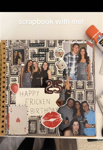 Creative Scrapbook Ideas for a 25th Birthday Celebration