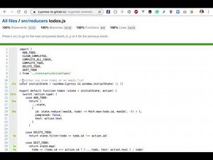 coverage report on GitLab CI