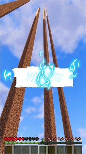 Falling off the highest blocks in Minecraft hahahahah