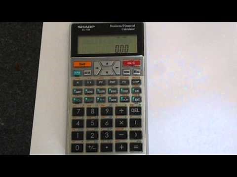 How to Reset A Sharp El-738 Financial Calculator