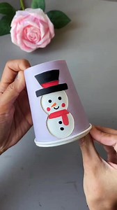11K views · 55 reactions | Cute Snowman Paper Cup Craft ❄️ | Easy Winter DIY for Kids If you love simple paper crafts, kids DIY, and creative ideas, then follow Magic.HandsCreation for more daily cute craft videos! ❤️✨ #magichandscreation #snowmancraft #crishmascraft #kids #handmadecrafts #KidsActivities | Magic.HandsCreation | Facebook