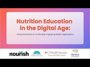 Nutrition Education in the Digital Age: Using Generative AI to Develop Engaging Applications