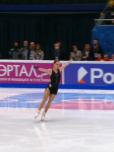 Alexandra Trusova Backflip Ice Skating Video Highlights