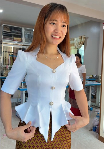 ခါးထောင်အင်ကျီဒီဇိုင်းများနဲ့ရင်ဖုံးများ