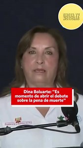 3.3K views · 31 reactions | ⚫️ #DinaBoluarte Desde una postura...