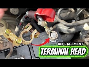 How to Replace a Car Battery Terminal Head Easily at Home | Fix a Broken Cable of Battery Terminal