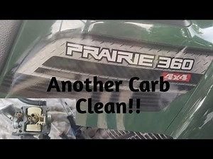 Prairie 360 Carb Removal/Clean #kawasaki #prairie