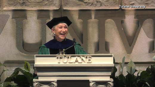 2017 Commencement: Helen Mirren’s Full Tulane Speech