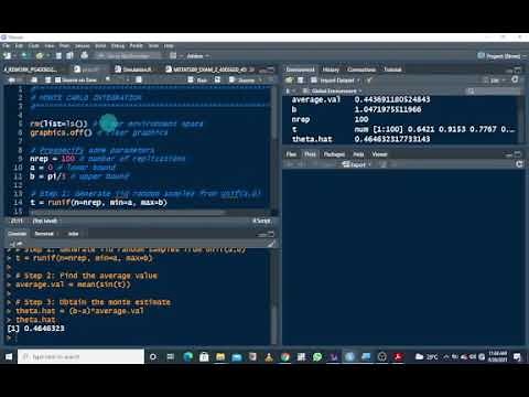 Monte Carlo Integration Using R