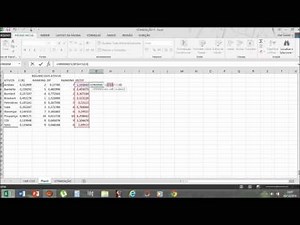Portfolio Optimization Using Excel (Markowitz)