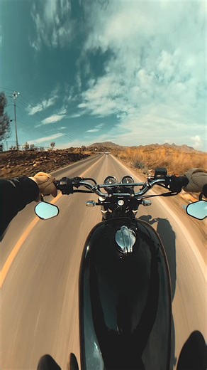 Motorcycle Ride Experience: A First-Person Perspective