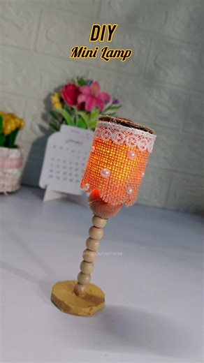 DIY Mini Lamp ✨ #shorts