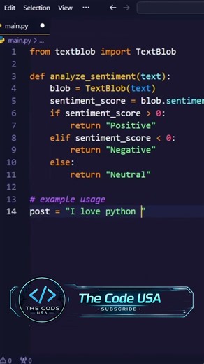 How to Analyze Text Emotions with Python in 1 Minute! 💻🔥